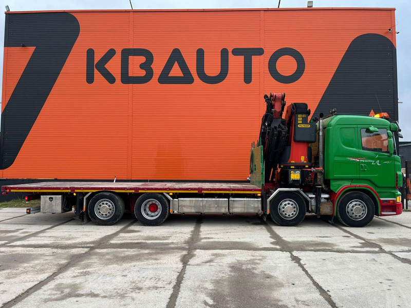 Scania R 480 8x2*6 PK 65002 + JIB / PLATFORM L=7518 mm - Truk flatbed, Truk derek: gambar 5 Scania R 480 8x2*6 PK 65002 + JIB / PLATFORM L=7518 mm - Truk flatbed, Truk derek: gambar 5