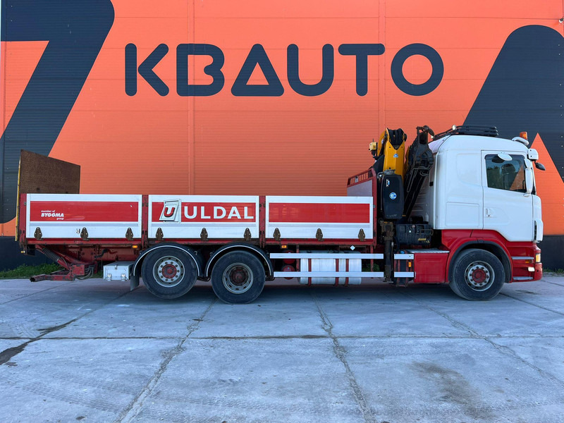 Scania R 500 6x2*4 EFFER 255/6S / PLATFORM L=6620 mm - Truk flatbed, Truk derek: gambar 5 Scania R 500 6x2*4 EFFER 255/6S / PLATFORM L=6620 mm - Truk flatbed, Truk derek: gambar 5