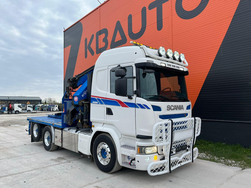 Scania G 490 6x2 HMF 5020 K6 + JIB / RETARDER - Tractor head: gambar 4 Scania G 490 6x2 HMF 5020 K6 + JIB / RETARDER - Tractor head: gambar 4