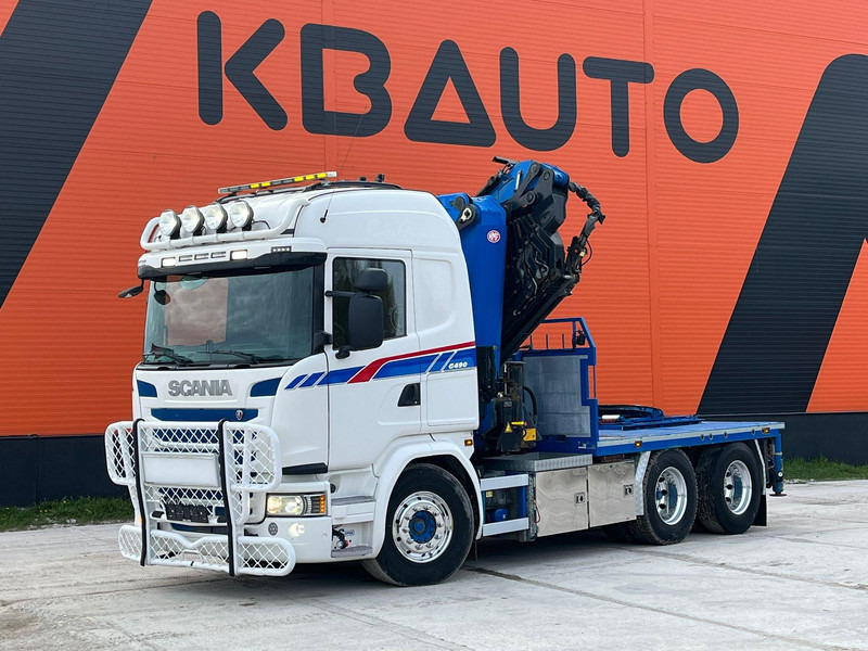 Scania G 490 6x2 HMF 5020 K6 + JIB / RETARDER - Tractor head: gambar 2 Scania G 490 6x2 HMF 5020 K6 + JIB / RETARDER - Tractor head: gambar 2