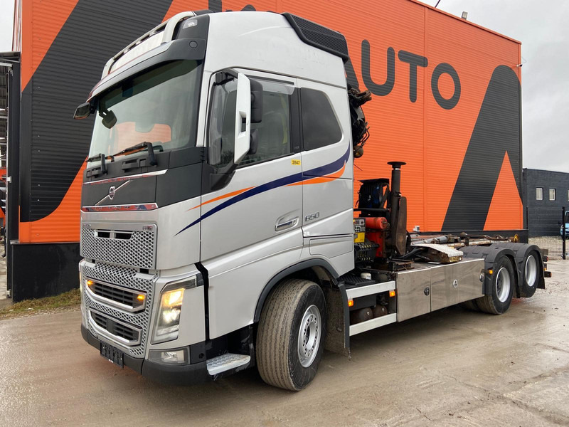 Volvo FH 16 650 6x2 PK 18502 / PALFINGER T 20 ton / RETARDER - Hook lift, Truk derek: gambar 2 Volvo FH 16 650 6x2 PK 18502 / PALFINGER T 20 ton / RETARDER - Hook lift, Truk derek: gambar 2