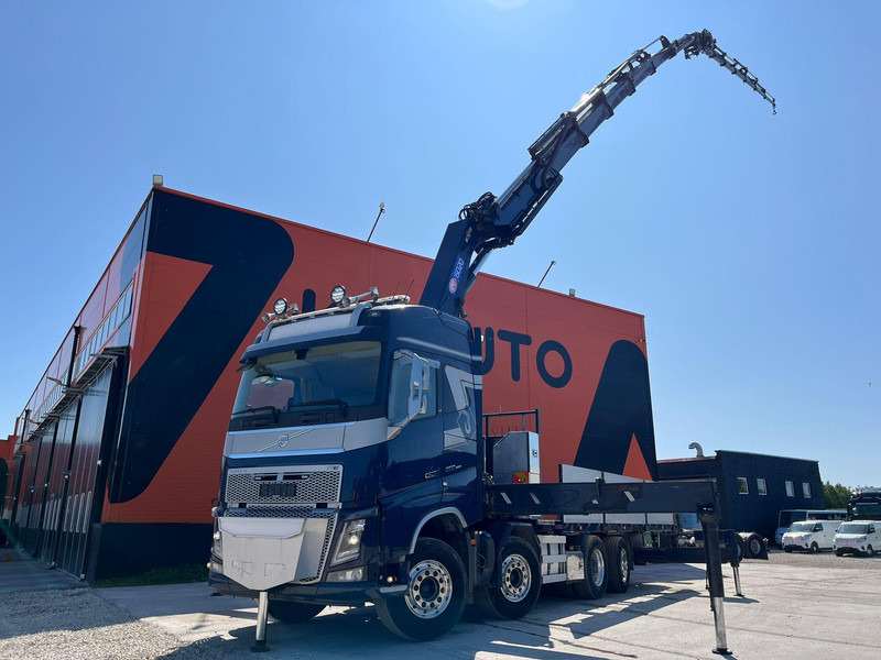 Volvo FH 16 650 8x2*6 HMF 6020K-RC + JIB / PLATFORM L=6344 mm - Truk flatbed, Truk derek: gambar 1 Volvo FH 16 650 8x2*6 HMF 6020K-RC + JIB / PLATFORM L=6344 mm - Truk flatbed, Truk derek: gambar 1