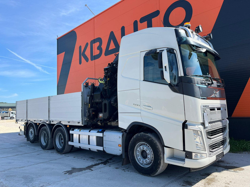 Volvo FH 500 8x4*4 HIAB 408E-6 + JIB / PLATFORM L=6434 mm - Truk flatbed, Truk derek: gambar 4 Volvo FH 500 8x4*4 HIAB 408E-6 + JIB / PLATFORM L=6434 mm - Truk flatbed, Truk derek: gambar 4