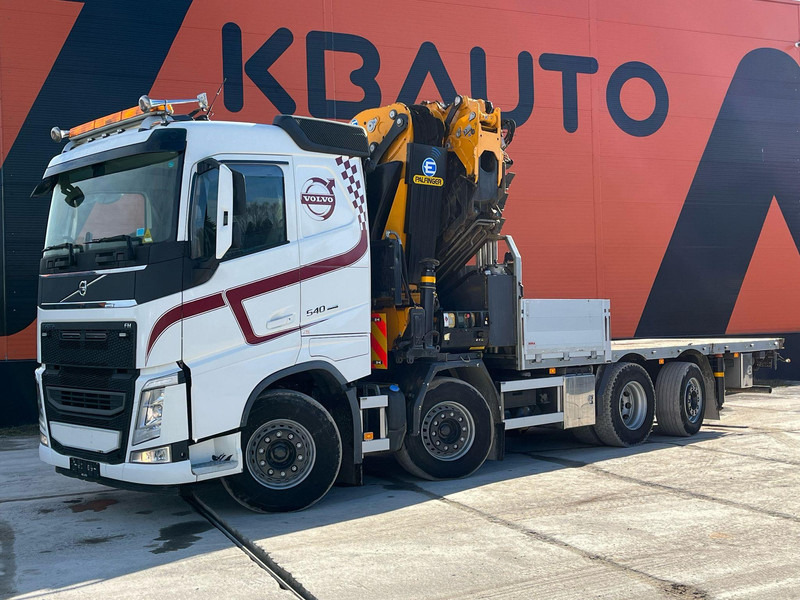 Volvo FH 540 8x2*6 EFFER 685/6S + JIB + WINCH / PLATFORM 6072-7081 mm EXTENDABLE - Truk flatbed, Truk derek: gambar 2 Volvo FH 540 8x2*6 EFFER 685/6S + JIB + WINCH / PLATFORM 6072-7081 mm EXTENDABLE - Truk flatbed, Truk derek: gambar 2