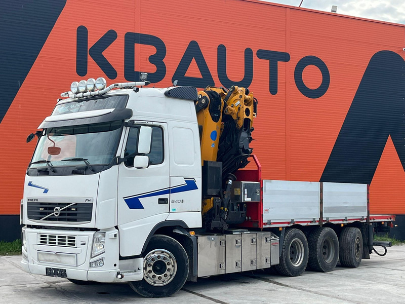 Volvo FH 540 8x4*4 EFFER 525/6S + JIB + WINCH / PLATFORM L=6216 mm - Truk flatbed, Truk derek: gambar 2 Volvo FH 540 8x4*4 EFFER 525/6S + JIB + WINCH / PLATFORM L=6216 mm - Truk flatbed, Truk derek: gambar 2