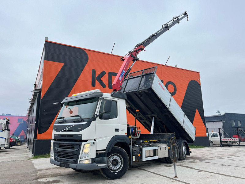 Volvo FM 410 6x2*4 HMF 1120-K4 / TIPPER BOX L=5573 mm - Truk jungkit, Truk derek: gambar 1 Volvo FM 410 6x2*4 HMF 1120-K4 / TIPPER BOX L=5573 mm - Truk jungkit, Truk derek: gambar 1