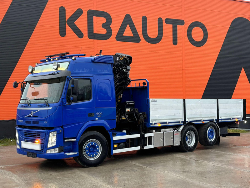 Volvo FM 500 6x2*4 HIAB 244E-6 / PLATFORM L=6310 mm - Truk flatbed, Truk derek: gambar 2 Volvo FM 500 6x2*4 HIAB 244E-6 / PLATFORM L=6310 mm - Truk flatbed, Truk derek: gambar 2