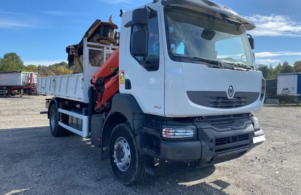 Renault KERAX 380 /Dźwig HDS Palfinger PK13001-K / / Retarder / Manual - Truk jungkit: gambar 3 Renault KERAX 380 /Dźwig HDS Palfinger PK13001-K / / Retarder / Manual - Truk jungkit: gambar 3