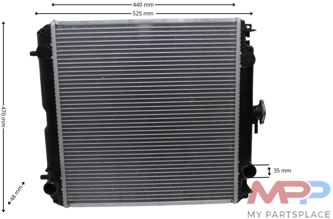 Kubota Radiator Yanmar 3TNV88 129242-44500 - Mesin: gambar 3 Kubota Radiator Yanmar 3TNV88 129242-44500 - Mesin: gambar 3