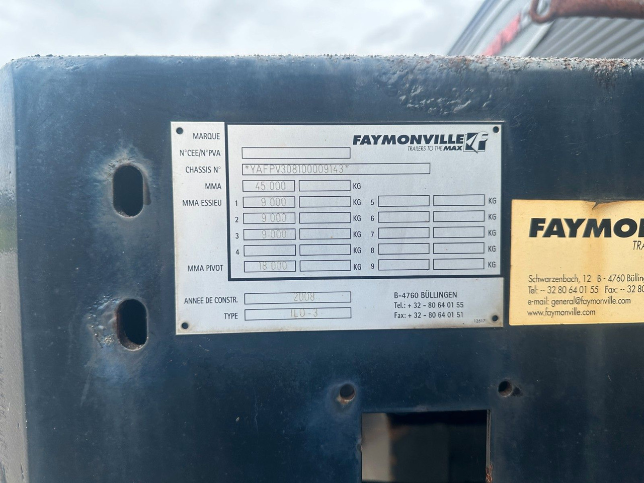 Faymonville Prefamax 3 achs innenlader - Semi-trailer low bed: gambar 3 Faymonville Prefamax 3 achs innenlader - Semi-trailer low bed: gambar 3