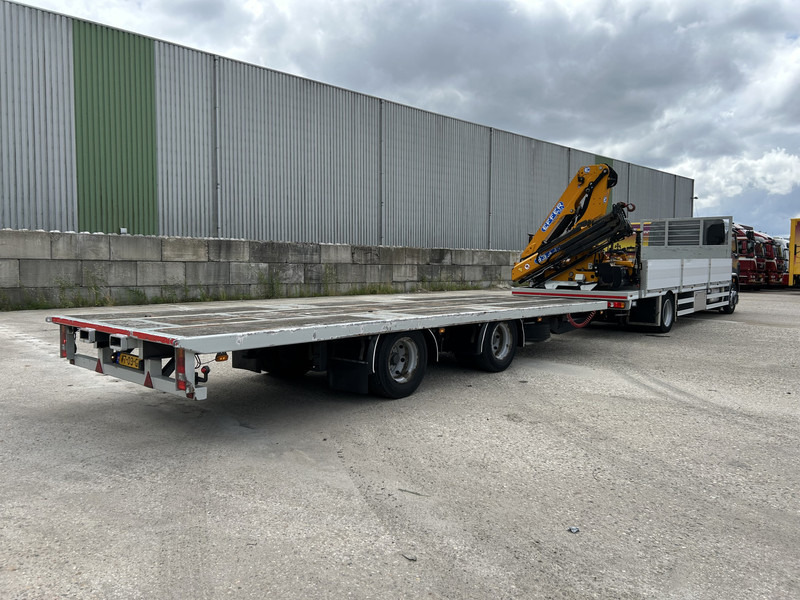 DAF LF 320 FA 19T + Burg BPM 0018 Trailer / Effer 175.2/c3s Crane / NL Combi - Truk flatbed, Truk derek: gambar 3 DAF LF 320 FA 19T + Burg BPM 0018 Trailer / Effer 175.2/c3s Crane / NL Combi - Truk flatbed, Truk derek: gambar 3