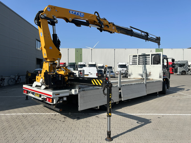 DAF LF 320 FA / Effer 175.2/c3s Crane / 363 dkm / Plateau / APK TUV 08-25 - Truk derek: gambar 2 DAF LF 320 FA / Effer 175.2/c3s Crane / 363 dkm / Plateau / APK TUV 08-25 - Truk derek: gambar 2
