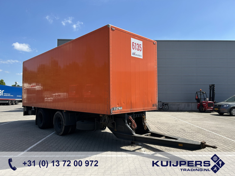 Trailer kotak tertutup Floor FLMA-18 / Wipkar - Anhanger - Trailer / Alu Box / Loadlift -> Not Working: gambar 1