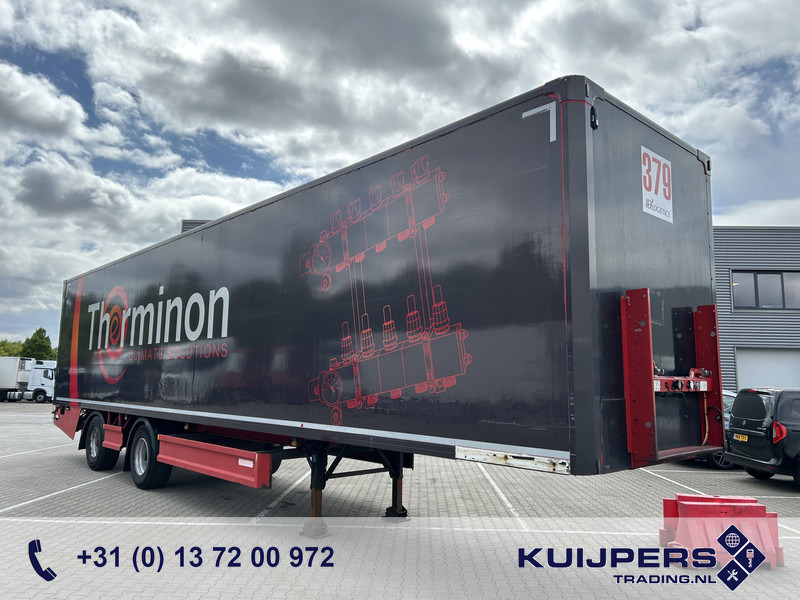 Groenewegen Jumbo DRO-14-18 / Box Trailer / 2x Stuuras / Laadklep / APK 06-26 - Semi-trailer kotak tertutup: gambar 1 Groenewegen Jumbo DRO-14-18 / Box Trailer / 2x Stuuras / Laadklep / APK 06-26 - Semi-trailer kotak tertutup: gambar 1