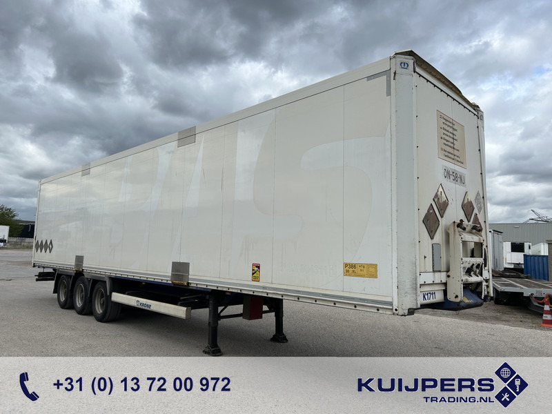Krone DryLiner / Box / Front Damage / BPW Drum / APK TUV 12-25 - Semi-trailer kotak tertutup: gambar 1 Krone DryLiner / Box / Front Damage / BPW Drum / APK TUV 12-25 - Semi-trailer kotak tertutup: gambar 1