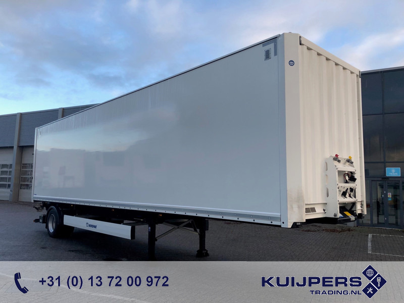 Semi-trailer kotak tertutup Krone SD Dry Liner / BPW Stuuras / City / Box 11 mtr / Laadklep / APK TUV 01-25: gambar 1