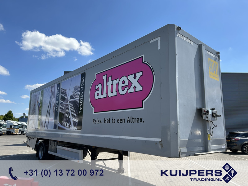 Semi-trailer dengan terpal samping Renders ROC 12.10 City / Curtainside / Loadlift 2000 kg / NL Trailer: gambar 1