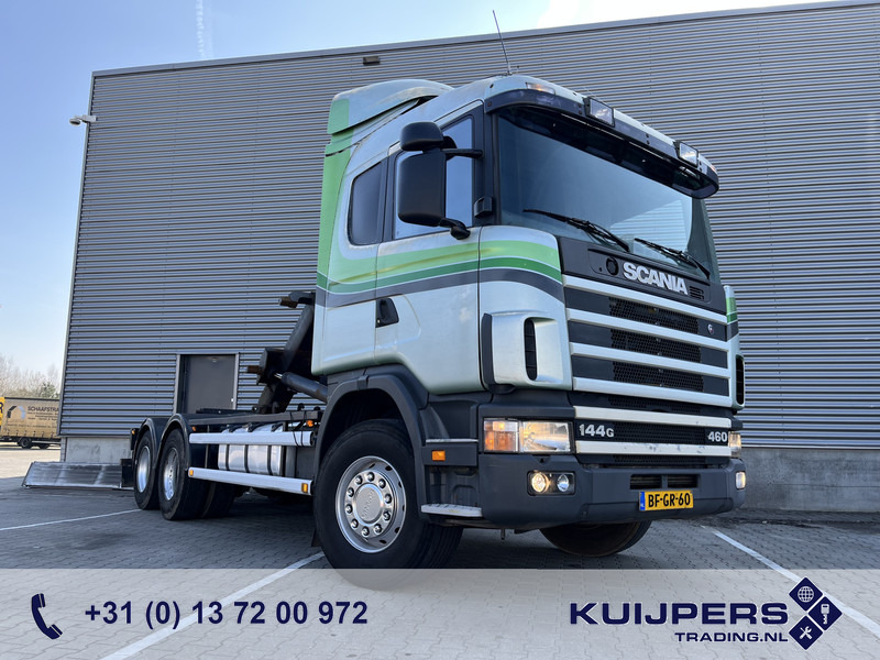 Scania R 144G V8 460 6x2 Boogie / 874 dkm / Blad - Blad / Hook Lift / NL Truck - Hook lift: gambar 1 Scania R 144G V8 460 6x2 Boogie / 874 dkm / Blad - Blad / Hook Lift / NL Truck - Hook lift: gambar 1