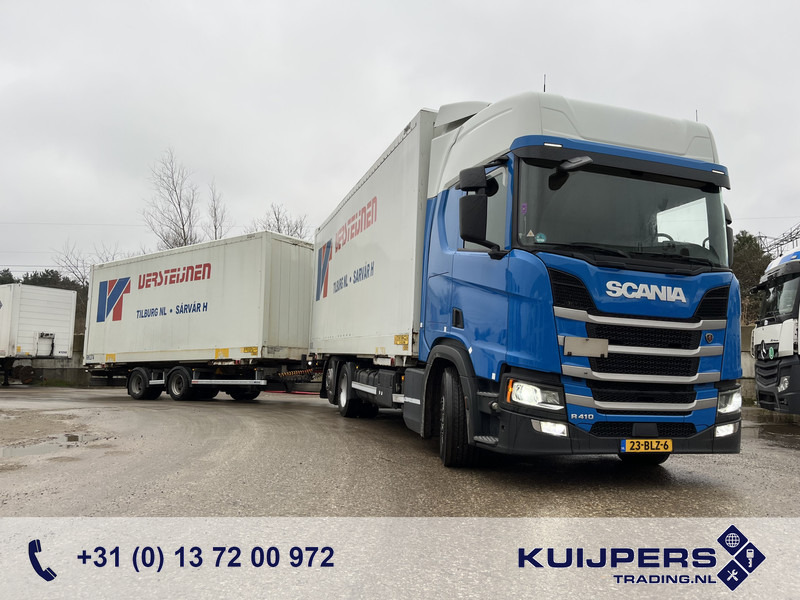 Scania R410 Highline / BDF Box + Wecon AWZ 218 / BDF Box / 448 dkm / NL Truck + Trailer - Pengangkut kontainer/ Container truck: gambar 1 Scania R410 Highline / BDF Box + Wecon AWZ 218 / BDF Box / 448 dkm / NL Truck + Trailer - Pengangkut kontainer/ Container truck: gambar 1