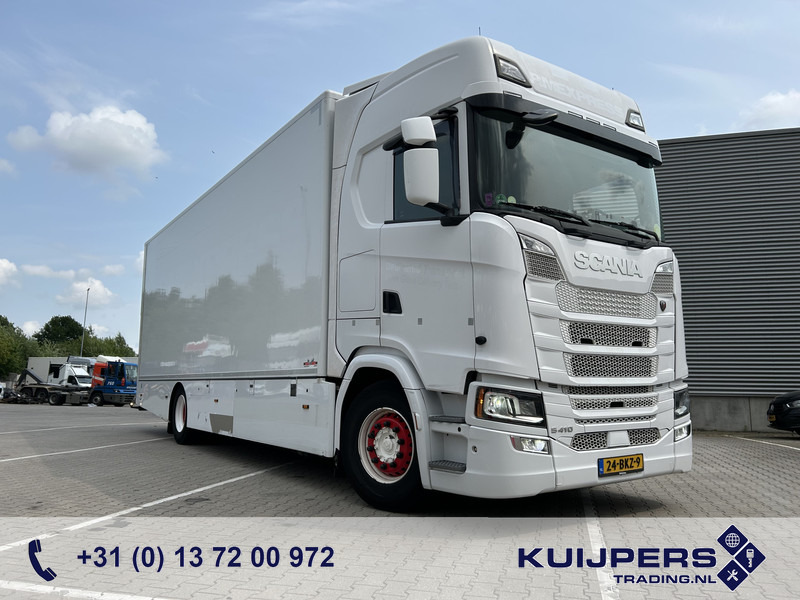 Scania S410 Highline / 491 dkm / Box 8.1 mtr / Laadklep 3000 kg - Truk box: gambar 1 Scania S410 Highline / 491 dkm / Box 8.1 mtr / Laadklep 3000 kg - Truk box: gambar 1