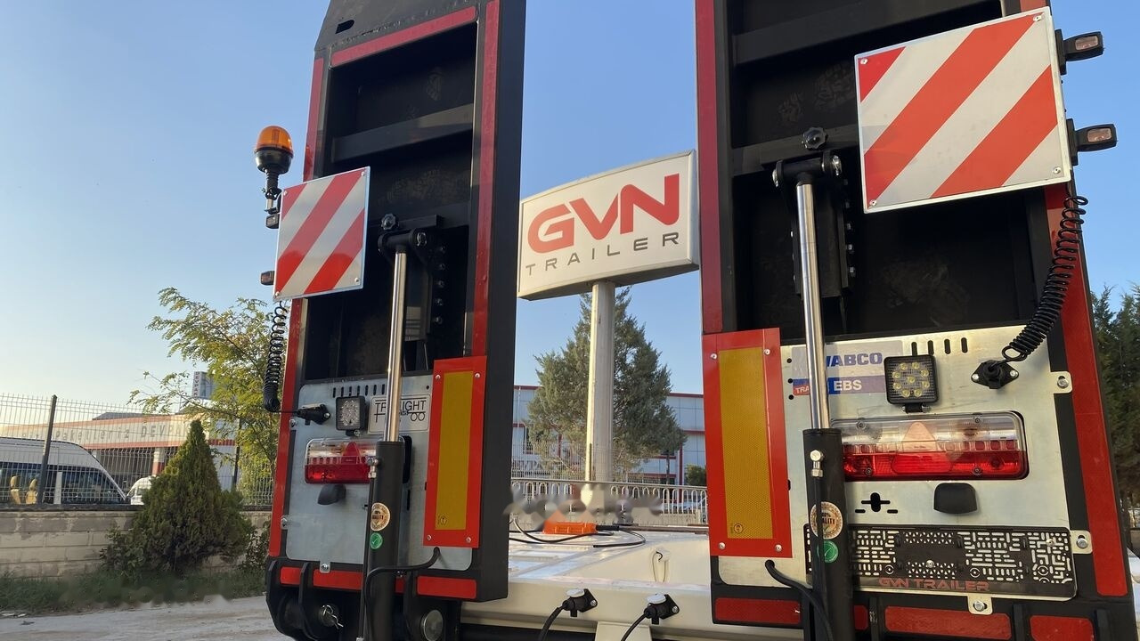 Semi-trailer low bed baru GVN Trailer 4 AXLE HYDRAULIC PLATFORM LOWBED: gambar 10