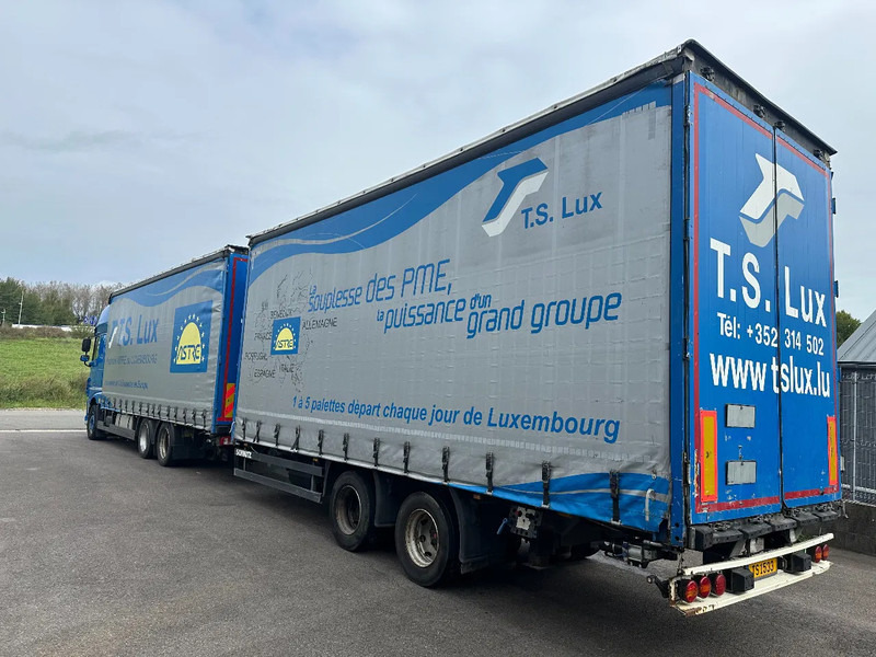 DAF XF 440 6x2 / SUPERSPACECAB / KOMBI MIT ANHANGER SCHMITZ 2016 / DURCHLADEN / 2 STUCK - Truk dengan terpal samping: gambar 5 DAF XF 440 6x2 / SUPERSPACECAB / KOMBI MIT ANHANGER SCHMITZ 2016 / DURCHLADEN / 2 STUCK - Truk dengan terpal samping: gambar 5