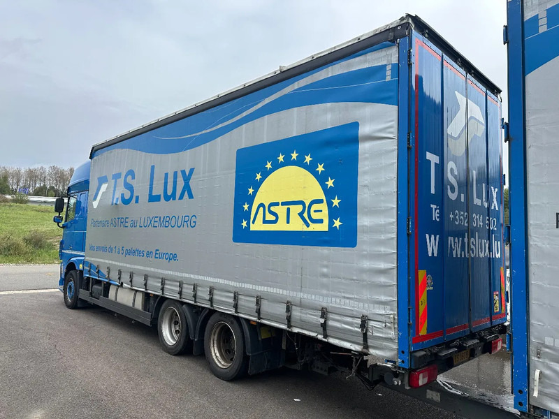 DAF XF 440 6x2 / SUPERSPACECAB / KOMBI MIT ANHANGER SCHMITZ 2016 / DURCHLADEN / 2 STUCK - Truk dengan terpal samping: gambar 3 DAF XF 440 6x2 / SUPERSPACECAB / KOMBI MIT ANHANGER SCHMITZ 2016 / DURCHLADEN / 2 STUCK - Truk dengan terpal samping: gambar 3