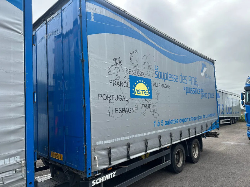 DAF XF 440 6x2 / SUPERSPACECAB / KOMBI MIT ANHANGER SCHMITZ 2016 / DURCHLADEN / 2 STUCK - Truk dengan terpal samping: gambar 4 DAF XF 440 6x2 / SUPERSPACECAB / KOMBI MIT ANHANGER SCHMITZ 2016 / DURCHLADEN / 2 STUCK - Truk dengan terpal samping: gambar 4