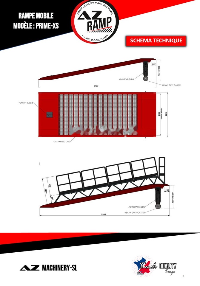 AZ RAMP PRIME XS-6 mobile loading ramp - Memuat ramp: gambar 3 AZ RAMP PRIME XS-6 mobile loading ramp - Memuat ramp: gambar 3