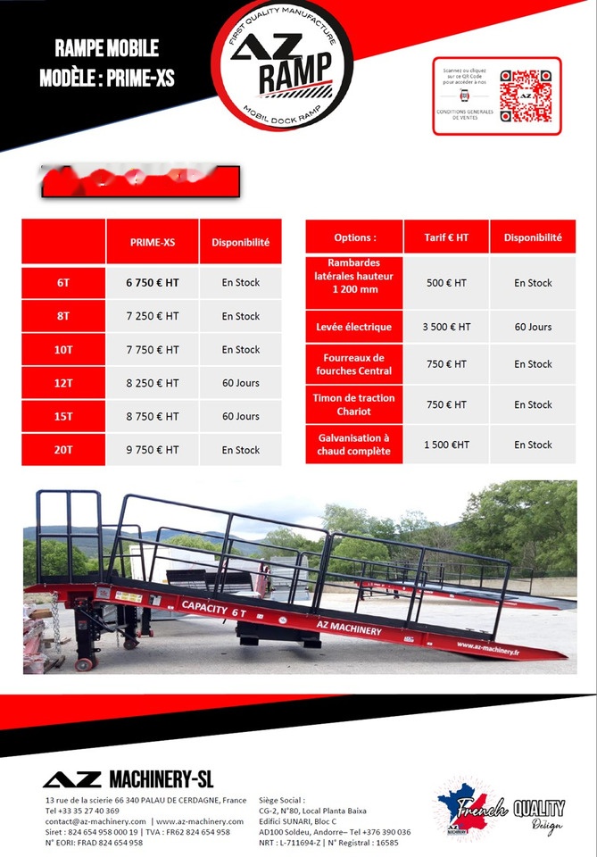 AZ RAMP PRIME XS-6 mobile loading ramp - Memuat ramp: gambar 4 AZ RAMP PRIME XS-6 mobile loading ramp - Memuat ramp: gambar 4