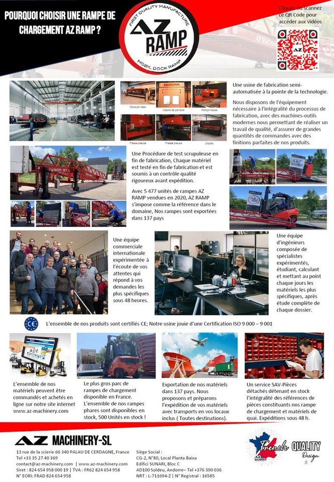 Memuat ramp baru Loading Ramp with with hydraulic folding bridge - AZ RAMP - STAR-OTC- 8T. 8 ton capacity: gambar 10 Memuat ramp baru Loading Ramp with with hydraulic folding bridge - AZ RAMP - STAR-OTC- 8T. 8 ton capacity: gambar 10