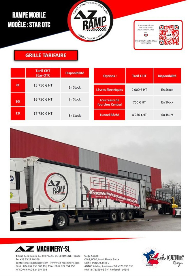 Memuat ramp baru Loading Ramp with with hydraulic folding bridge - AZ RAMP - STAR-OTC- 8T. 8 ton capacity: gambar 7 Memuat ramp baru Loading Ramp with with hydraulic folding bridge - AZ RAMP - STAR-OTC- 8T. 8 ton capacity: gambar 7