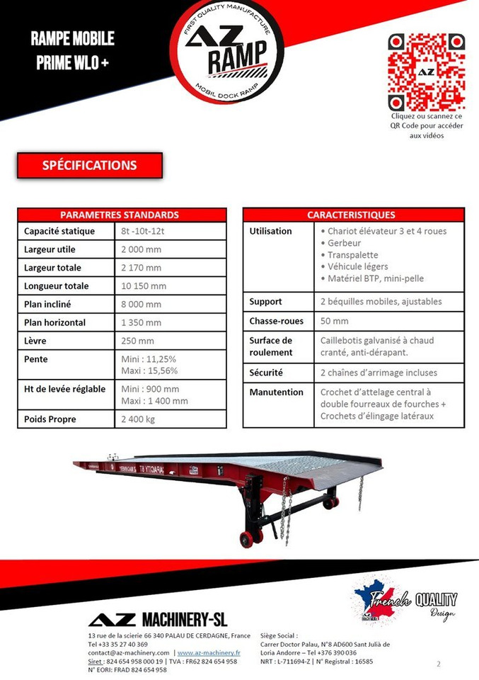 **RENTAL 12-24-36 Month** AZ RAMP-PRIME PRIME WLO + 8 . Industrial Mobil Loading Ramp - Memuat ramp: gambar 4 **RENTAL 12-24-36 Month** AZ RAMP-PRIME PRIME WLO + 8 . Industrial Mobil Loading Ramp - Memuat ramp: gambar 4