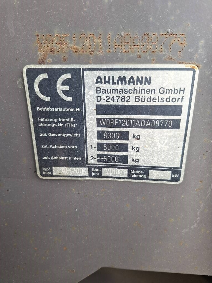 Wheel loader Ahlmann AF 1200: gambar 17