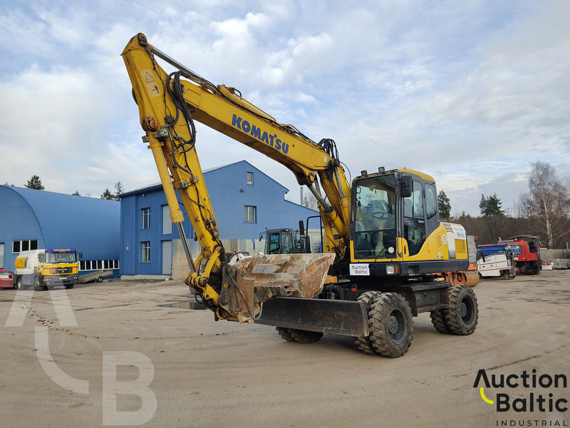 Komatsu PW160-7 - Ekskavator roda: gambar 1 Komatsu PW160-7 - Ekskavator roda: gambar 1
