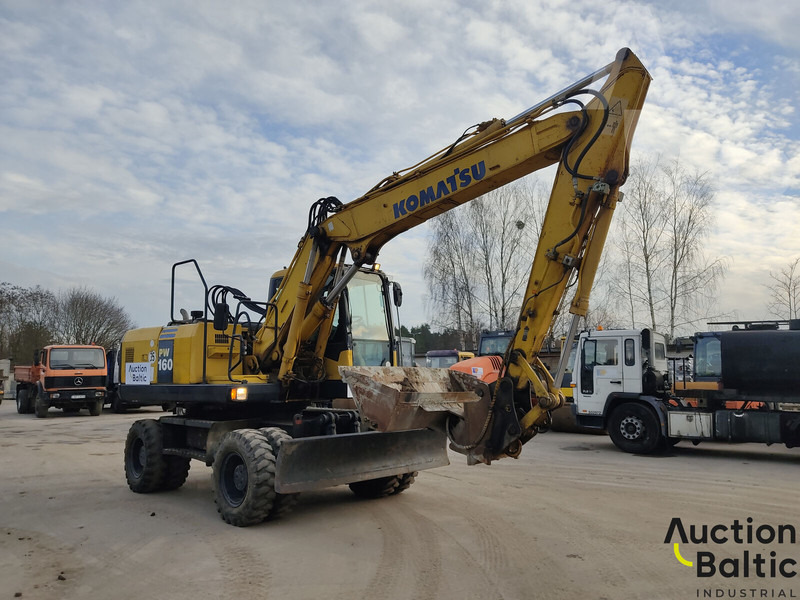 Komatsu PW160-7 - Ekskavator roda: gambar 2 Komatsu PW160-7 - Ekskavator roda: gambar 2