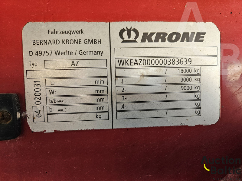Trailer flatbed Krone AZ: gambar 18