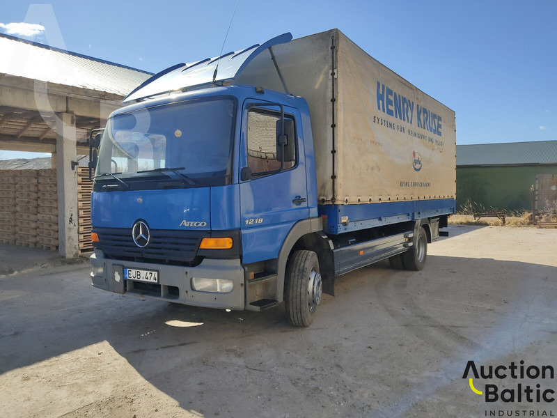 Mercedes-Benz Atego 1218 - Truk dengan terpal samping: gambar 2 Mercedes-Benz Atego 1218 - Truk dengan terpal samping: gambar 2
