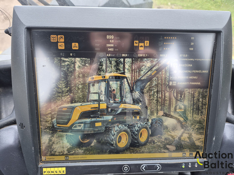 Mesin pemanen Ponsse Ergo 8W: gambar 9 Mesin pemanen Ponsse Ergo 8W: gambar 9