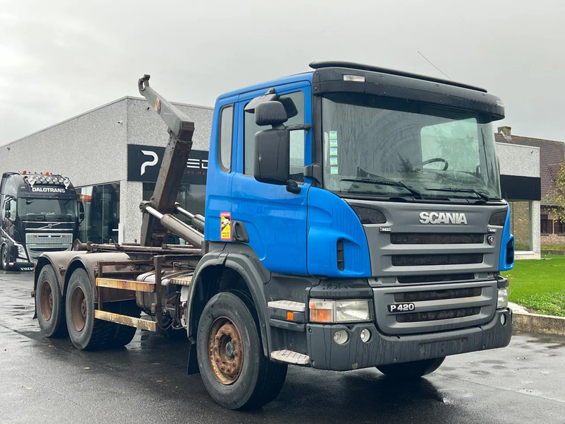Scania P420 Belgian truck**205.000km**Retarder full steel** - Hook lift: gambar 1 Scania P420 Belgian truck**205.000km**Retarder full steel** - Hook lift: gambar 1