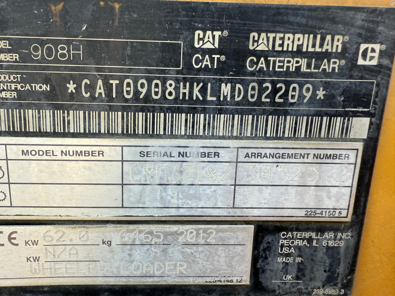 Caterpillar 908 H 2 units CAT908H - Wheel loader: gambar 5 Caterpillar 908 H 2 units CAT908H - Wheel loader: gambar 5