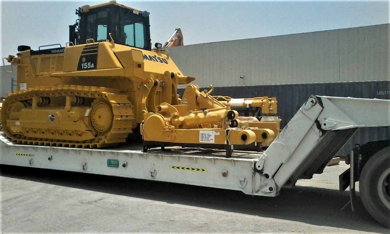 Semi-trailer low bed baru AME 120 Ton 4 Axle Front Loading Lowbed Semi-Trailer: gambar 8