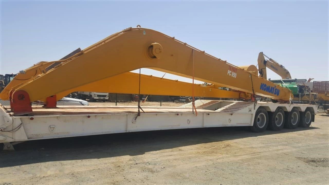 Semi-trailer low bed baru AME 120 Ton 4 Axle Front Loading Lowbed Semi-Trailer: gambar 15