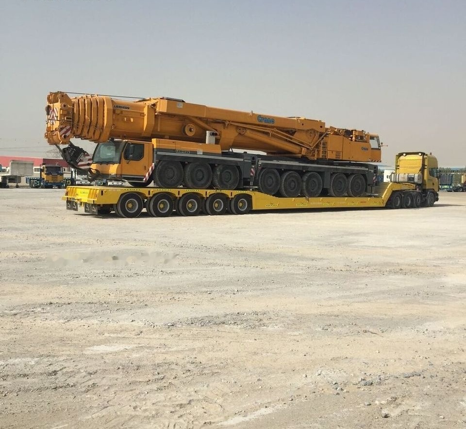 Semi-trailer low bed baru AME 120 Ton 4 Axle Front Loading Lowbed Semi-Trailer: gambar 9