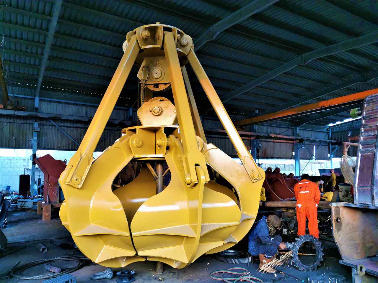 Grapple untuk Derek baru AME Mechanical Orange Peel Grab: gambar 22