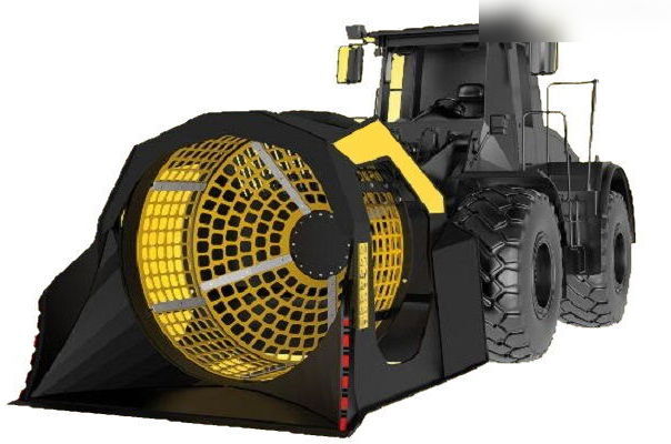 AME Rotary Screening Bucket - Menyortir ember untuk Loader konstruksi: gambar 1 AME Rotary Screening Bucket - Menyortir ember untuk Loader konstruksi: gambar 1