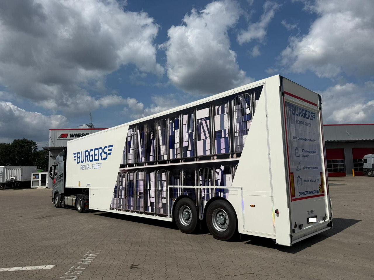 Burgers Doppelstock Trailer 60% mehr Ladefläche - Semi-trailer low bed: gambar 3 Burgers Doppelstock Trailer 60% mehr Ladefläche - Semi-trailer low bed: gambar 3