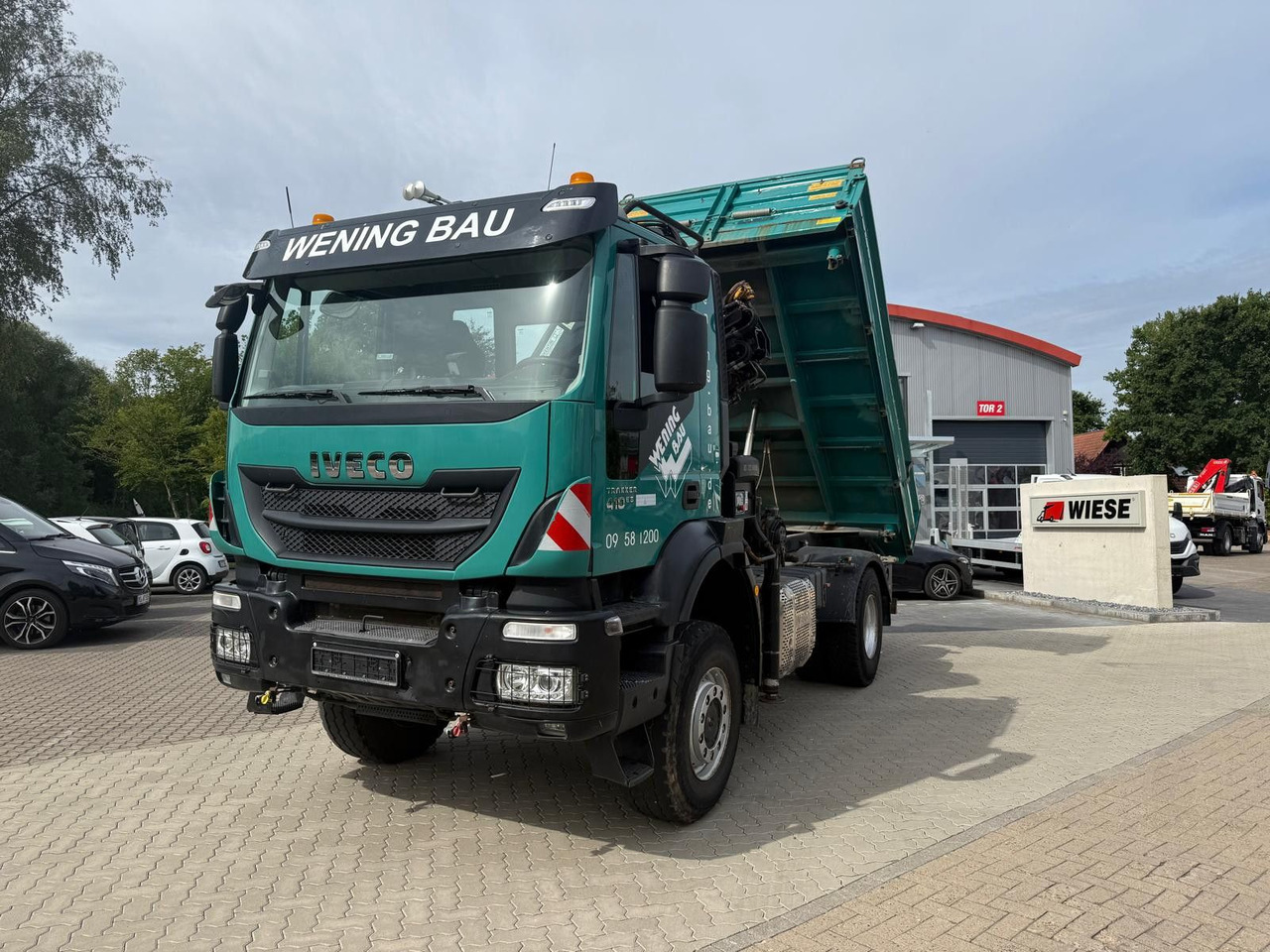 Iveco AD190 T/W Trakker 410 4x4 Allrad Kran KipperHIAB - Truk jungkit, Truk derek: gambar 3 Iveco AD190 T/W Trakker 410 4x4 Allrad Kran KipperHIAB - Truk jungkit, Truk derek: gambar 3