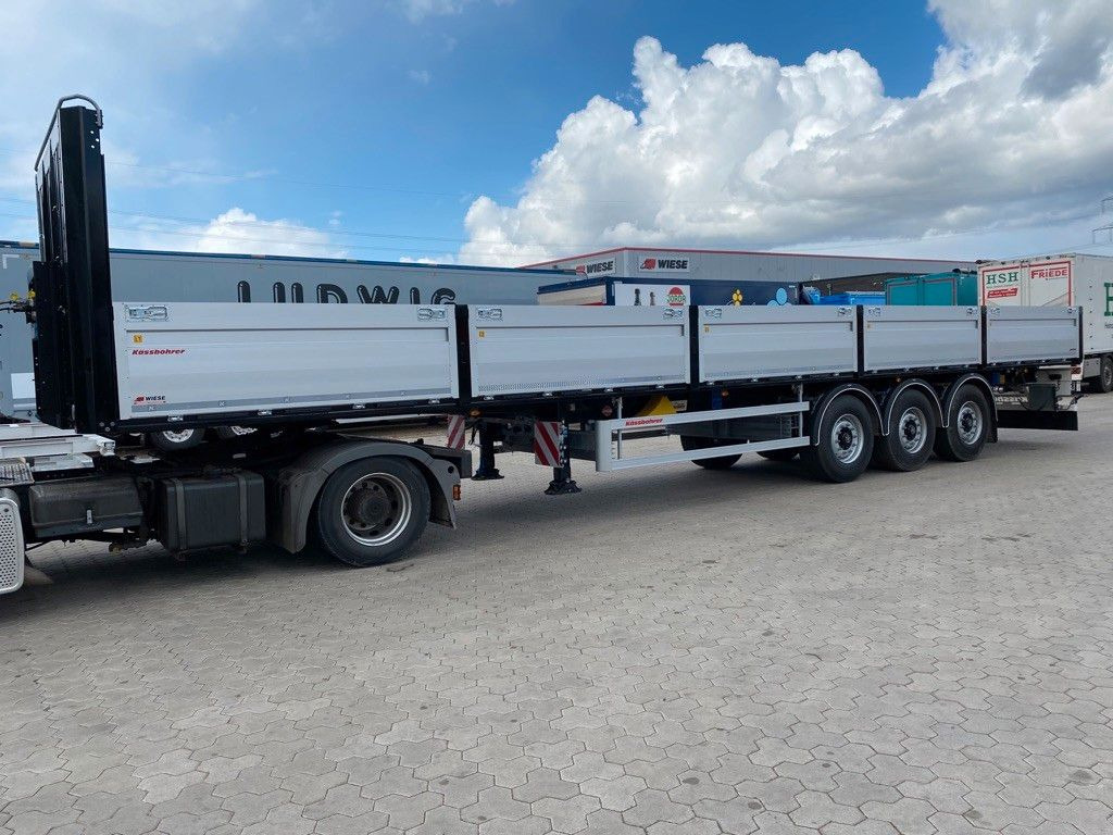 Kässbohrer Bordwandauflieger Twistlocks - Semi-trailer flatbed: gambar 1 Kässbohrer Bordwandauflieger Twistlocks - Semi-trailer flatbed: gambar 1
