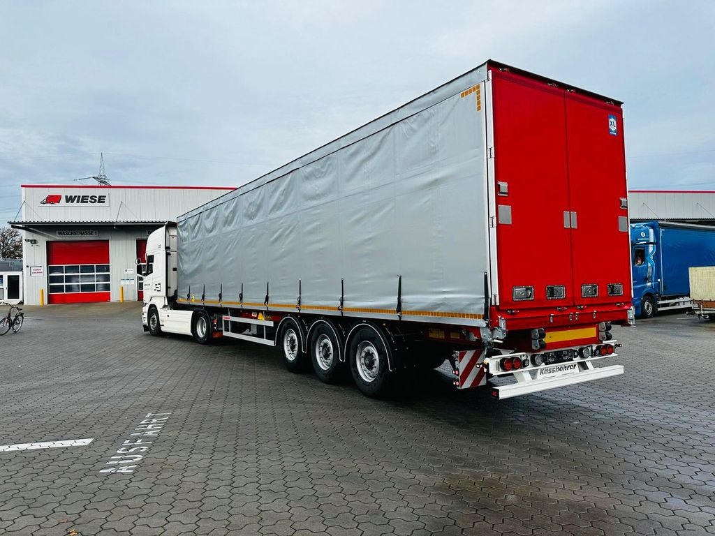 Kässbohrer K.SPO Pritsche Plane - Libner Open Box - Semi-trailer dengan terpal samping: gambar 1 Kässbohrer K.SPO Pritsche Plane - Libner Open Box - Semi-trailer dengan terpal samping: gambar 1
